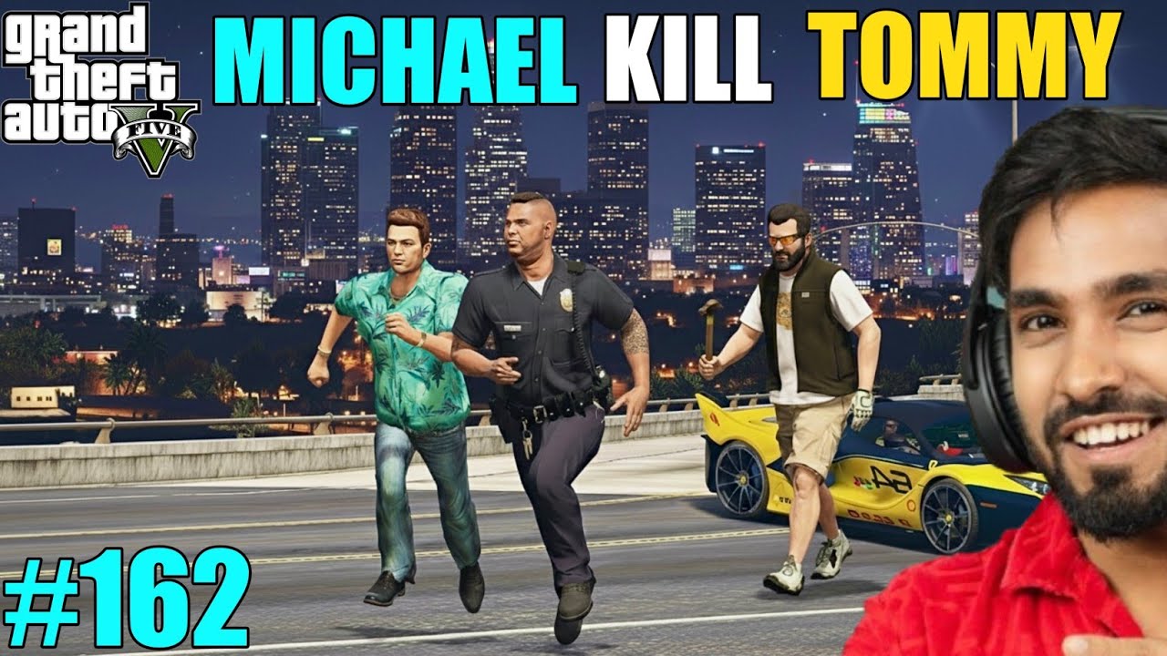 MICHAEL KILLING TOMMY VERCETTI | TECHNO GAMERZ  GTAV GAMEPLAY #162 