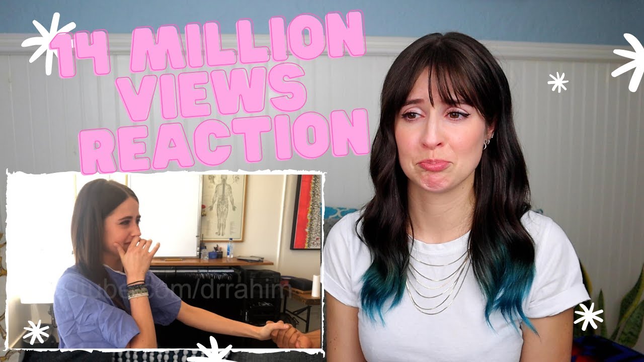 ✨REACTING✨ to my EMOTIONAL RELEASE Chiropractic video with Dr. Rahim