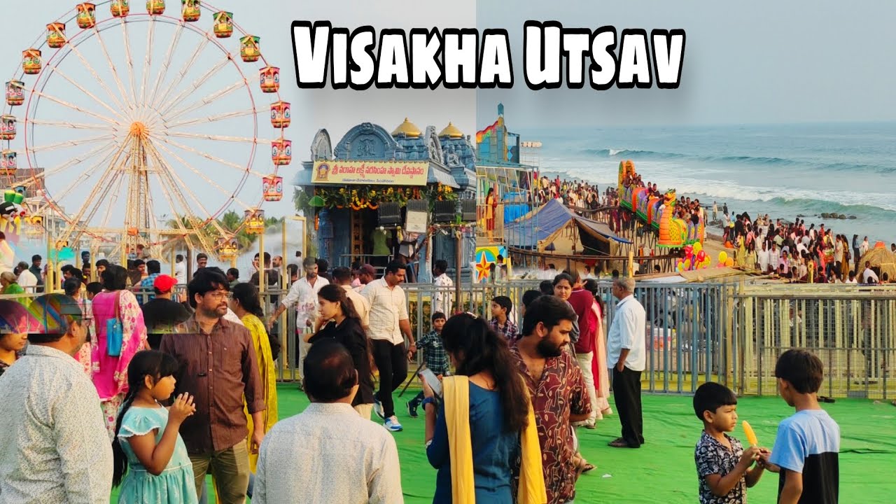 Visakha Utsav 2026 Beach Festival Video Visakhapatnam Rk Beach 