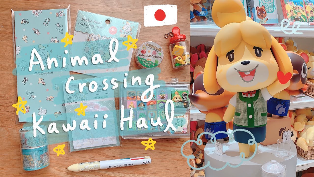 ANIMAL CROSSING Kawaii Haul + Nintendo Tokyo Mini Store Tour 🇯🇵  | Rainbowholic