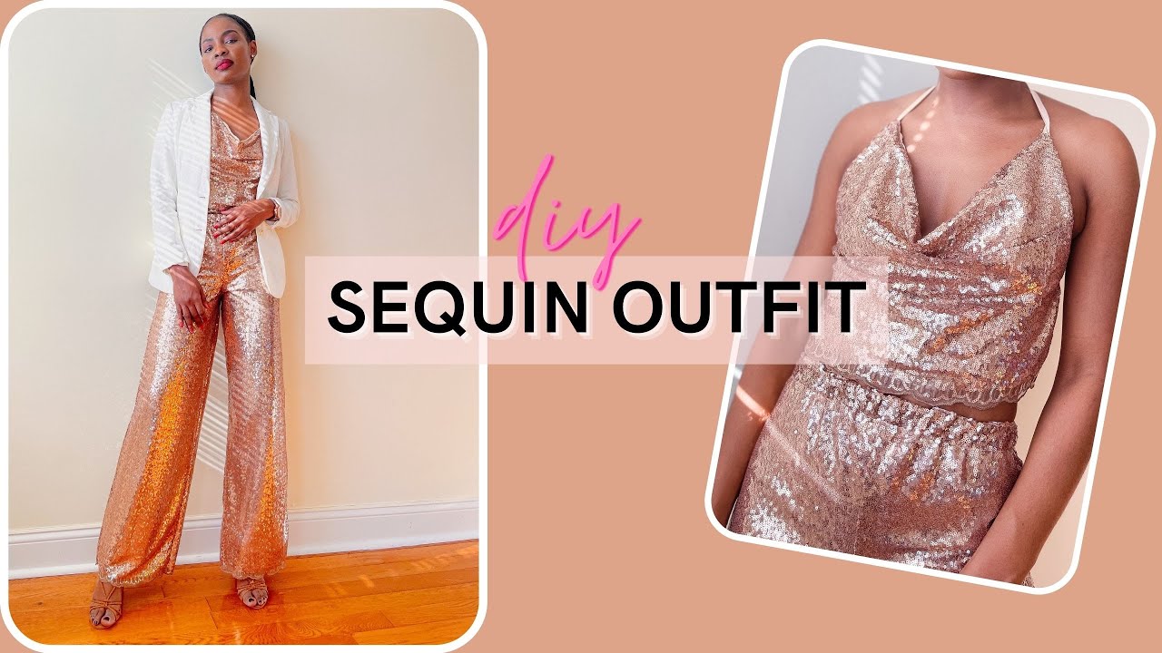 DIY Sequin Two Piece  Tutorial