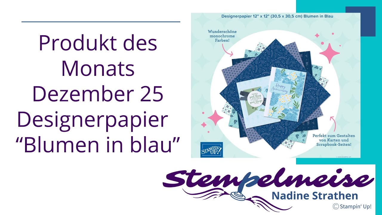 Produkt des Monats Dezember 25 Stampin‘ Up! Erklärung was es ist und wie du es bekommst