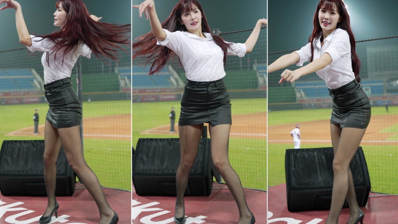 20230428上班族趴 青埔棒球場 樂天 rakuten girls 菲菲《翩翩菲舞真好看邱丹應援~腿真的好長呀~樂天有菜 怎能不愛~》
