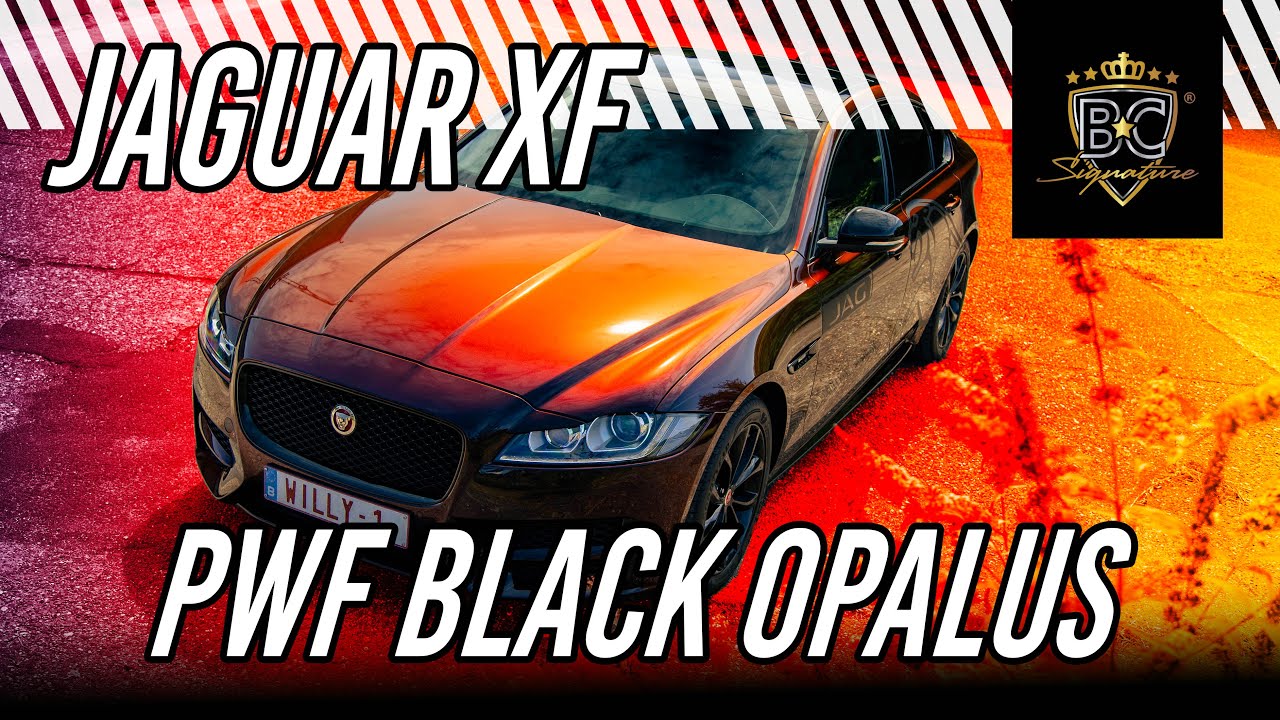 Jaguar XF - PWF Black Opalus carwrap