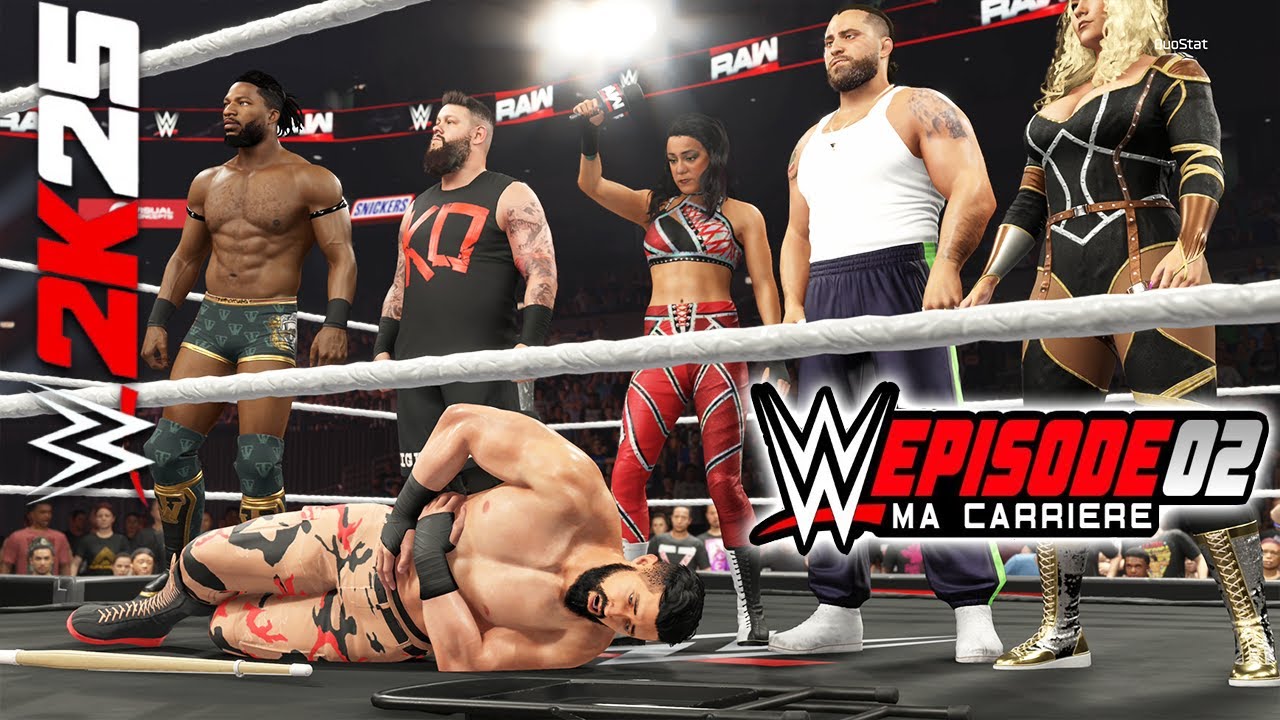 WWE 2K25 MA CARRIÈRE #2 - CA COMMENCE MAL...