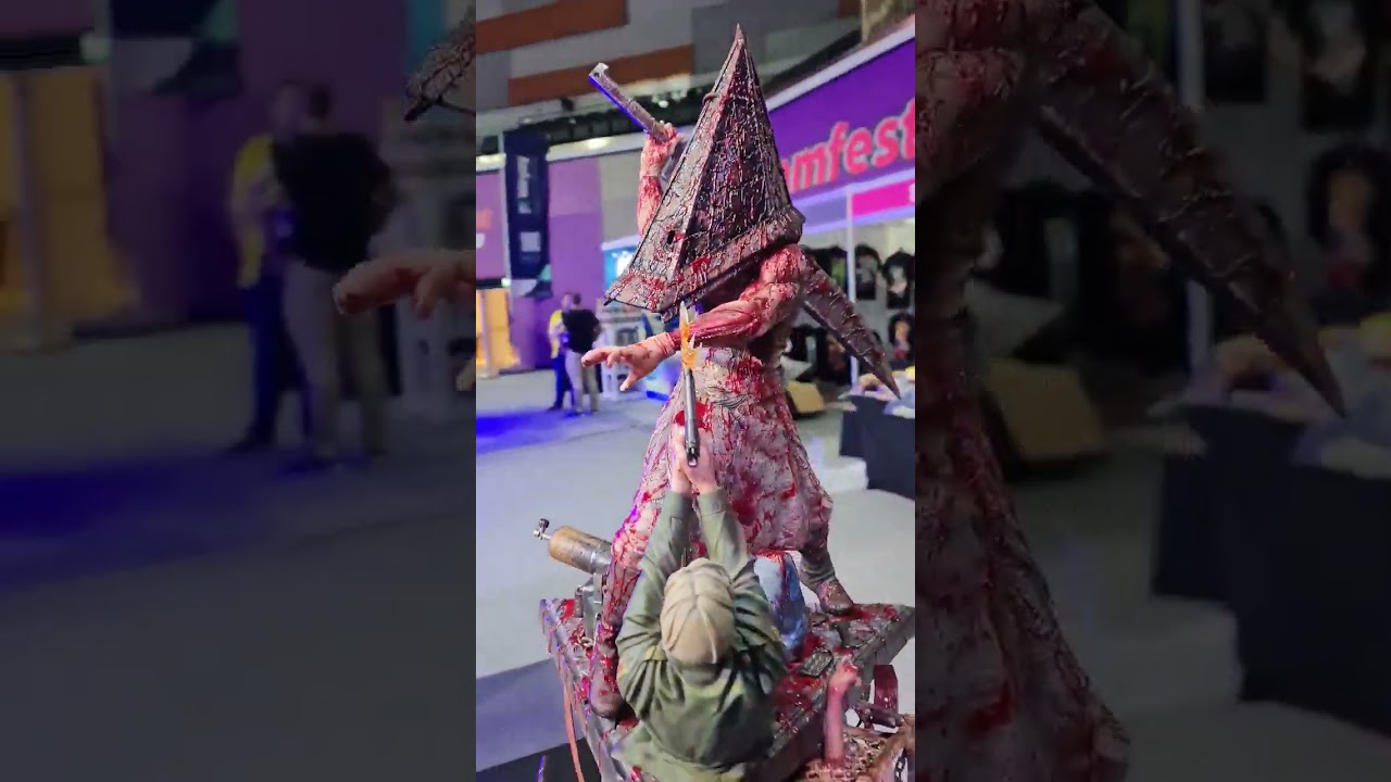 Figurama Silent Hill: Red Pyramid Thing vs James Sunderland Statue#konami #silenthill #Retrogaming