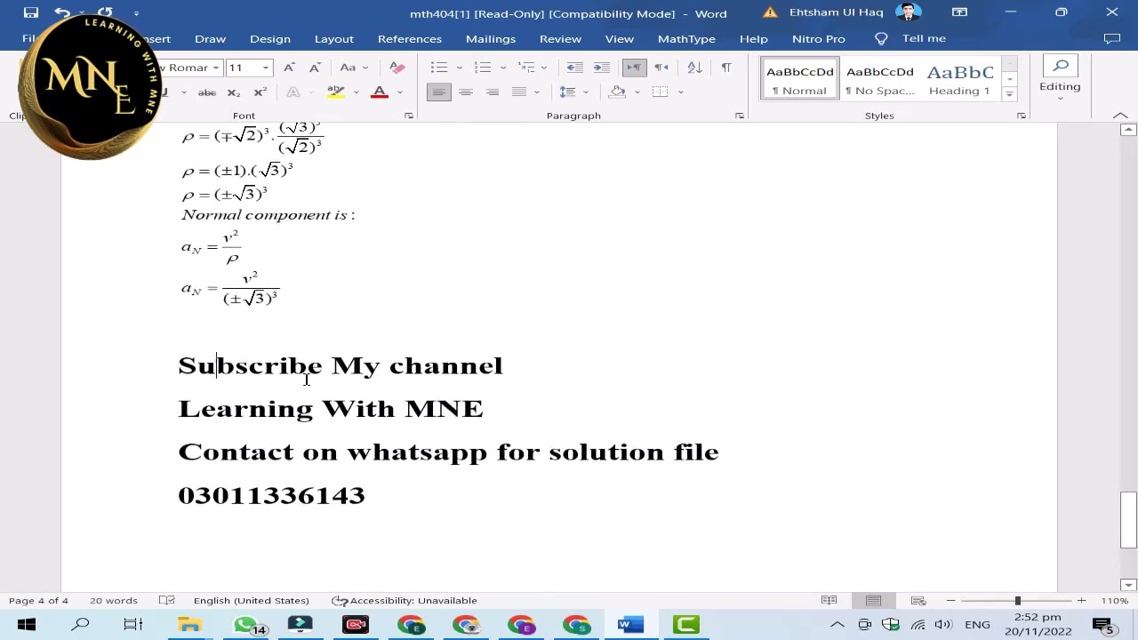 MTH404 Assignment 1 Solution 2022 Learning With MNE