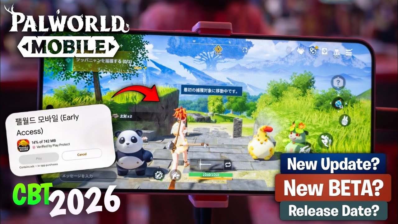 Krafton palworld Mobile 🤯 *New Update* | All You Need To Know About Palworld Mobile !!
