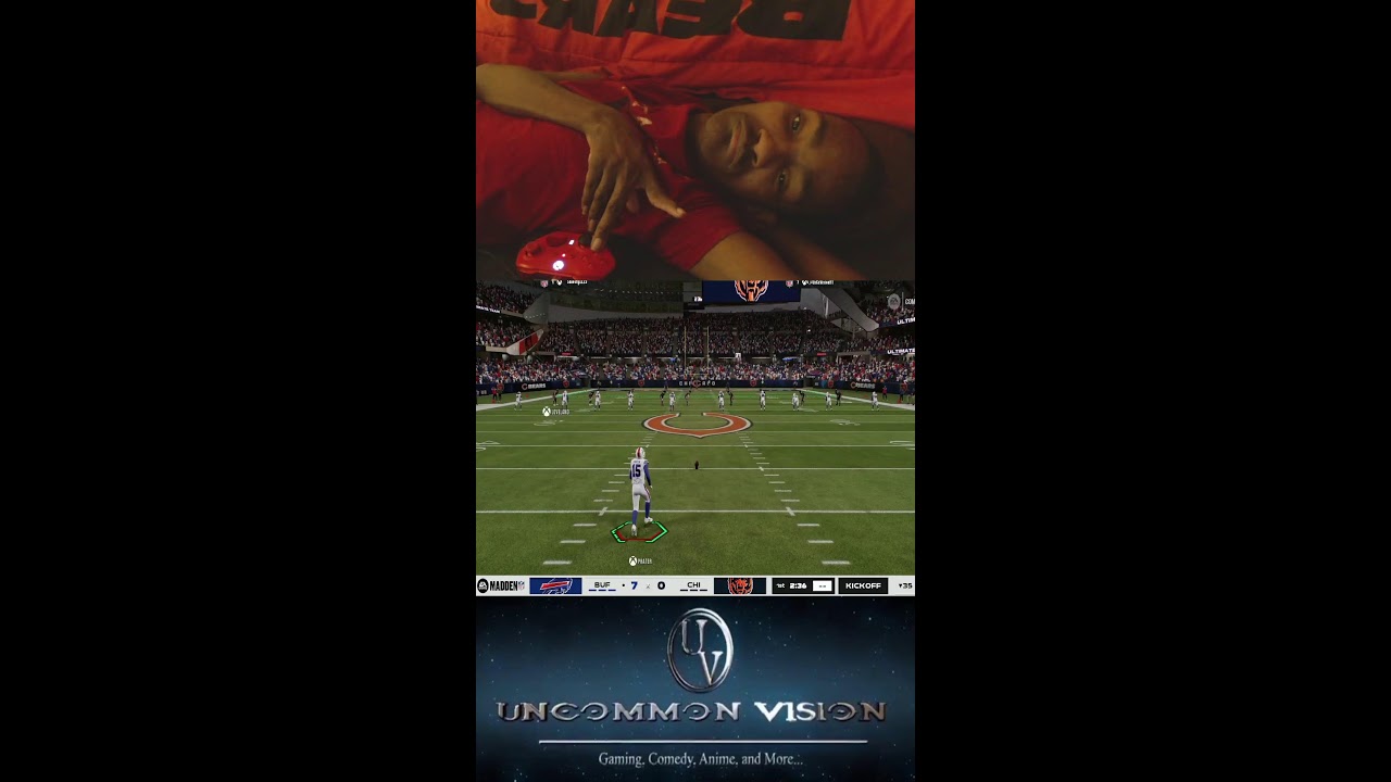 DISABLED STREAMER W/ CEREBRAL PALSY PLAYS WITH CHICAGO BEARS ON MADDEN NFL 26! 🐻⬇️