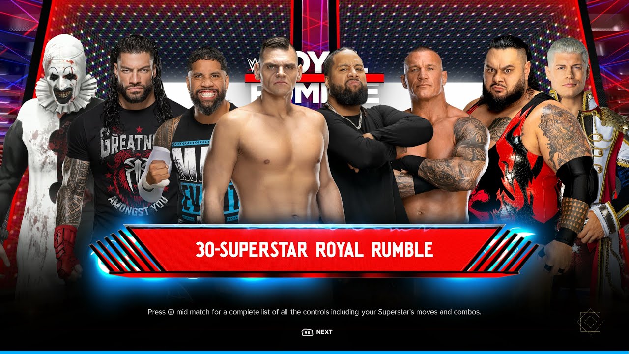 30 Man Royal Rumble from BizarroWorld