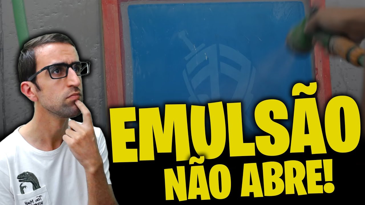 EMULSÃO NÃO ABRE NA HORA DA REVELAÇÃO, COMO RESOLVER? SILKSCREEN PARA INICIANTES!