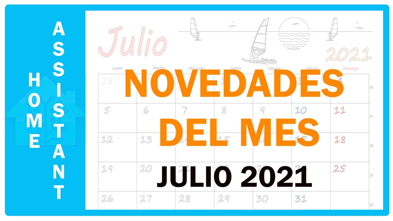 Novedades del mes - Julio 2021