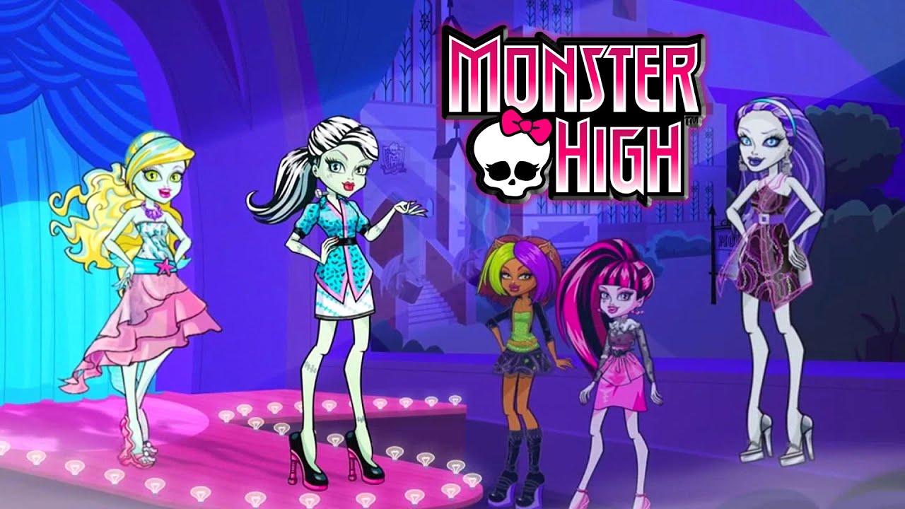 Monster High Монстер Хай пугающая мода Бесплатная творческая игра для детей