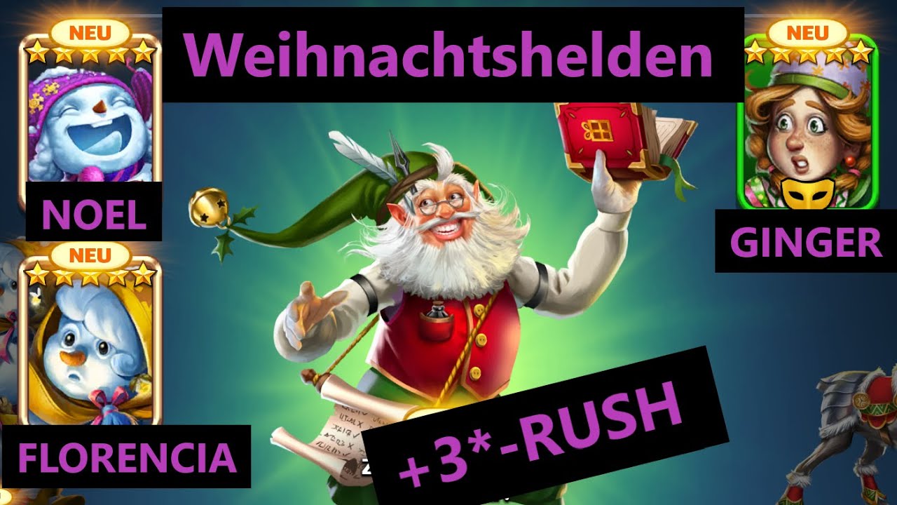 Neue Weihnachtshelden und 3*Turnier Top100?
