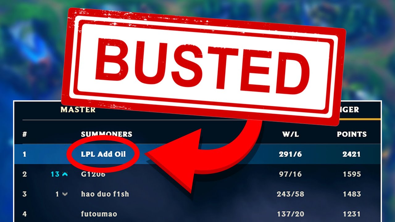 The Rank 1 Player in League is Cheating...