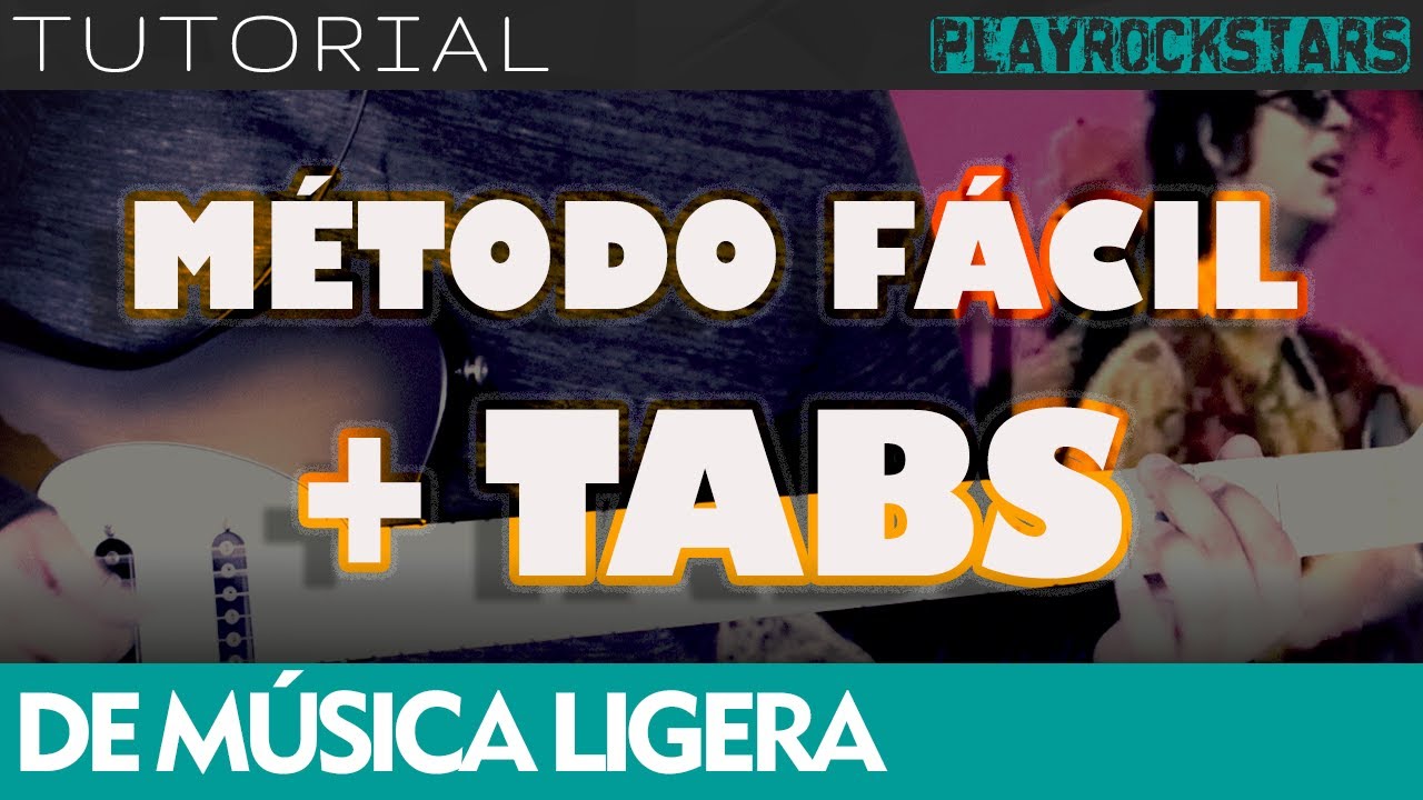 como tocar DE MÚSICA LIGERA en guitarra SODA STEREO ⭐️ TUTORIAL / ACORDES / SOLO / RITMO / TABS