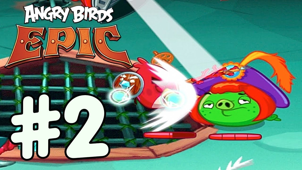 Angry Birds Epic - COBALT PIG CASTLE - 5 Waves Fight & 1 BIRD EGG | Walkthrough #2