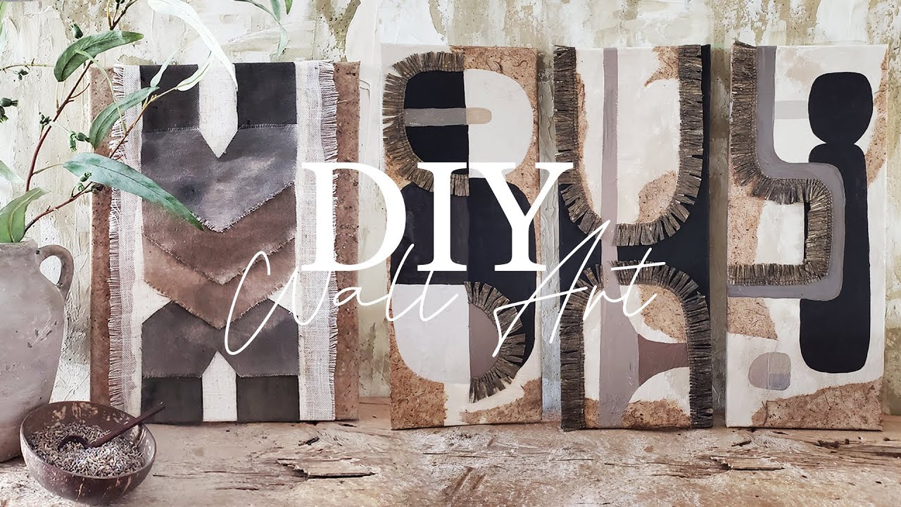 5 DIY Wall Art under 10$