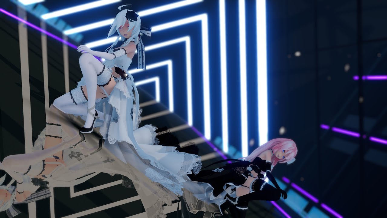 【MMD】 SUNMI(선미) - LALALAY(날라리) 【Yowane Haku, Luka Megurine】