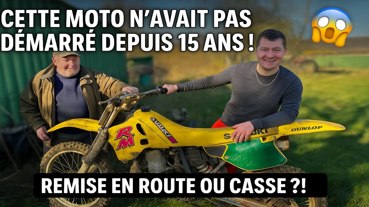 SUZUKI RM 250 1993 : On a retrouvé cette moto abandonnée… elle redémarre ?!