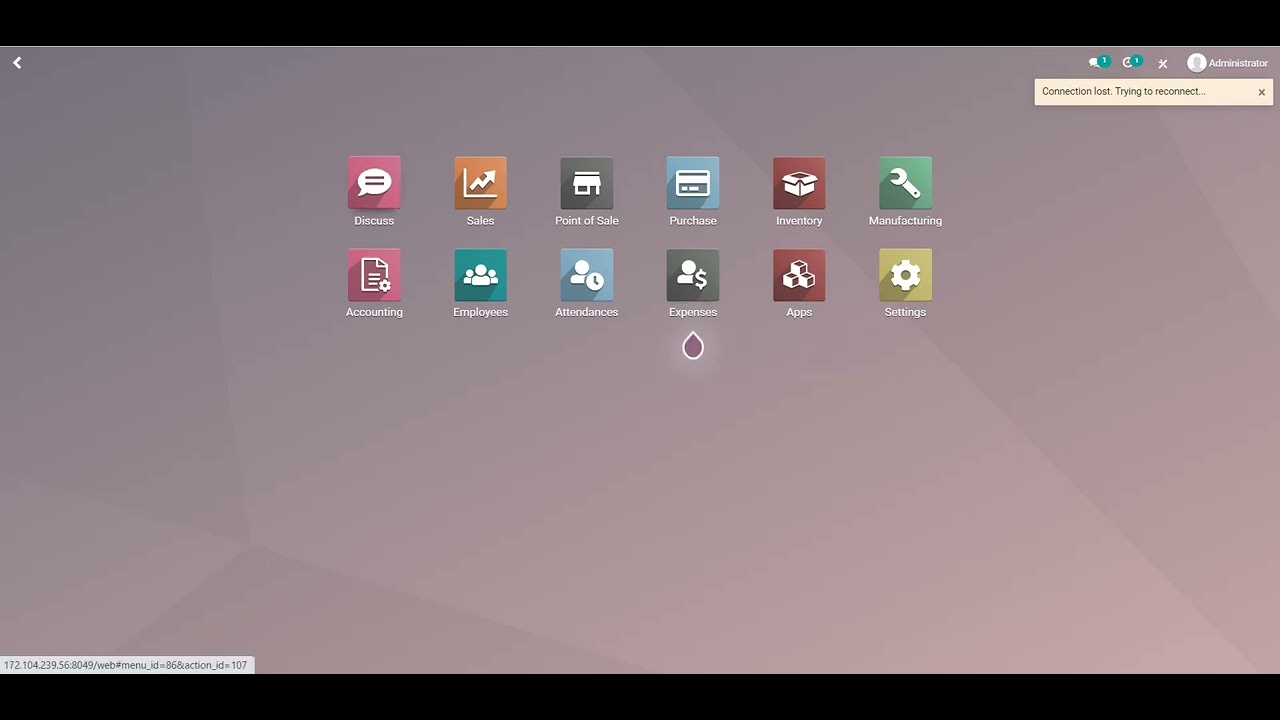 odoo interface