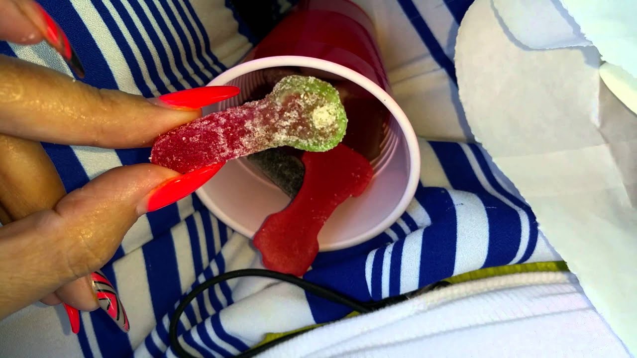 Asmr Eating whisper sounds : Swedish candies from ikea
