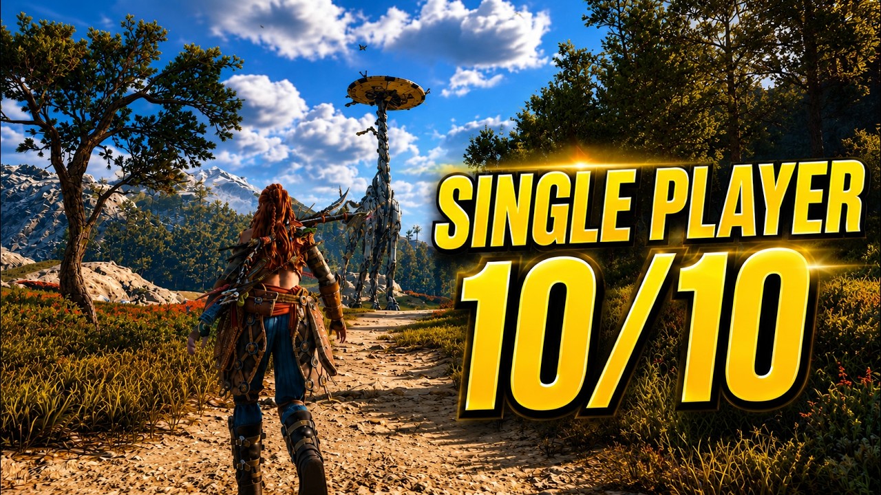 25 Melhores Jogos SINGLE-PLAYER que TODOS devem JOGAR!