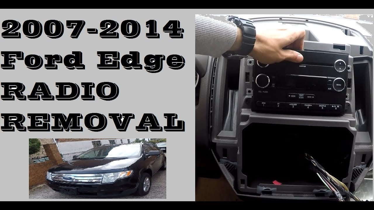 How to remove replace radio in Ford Edge 2007-2014