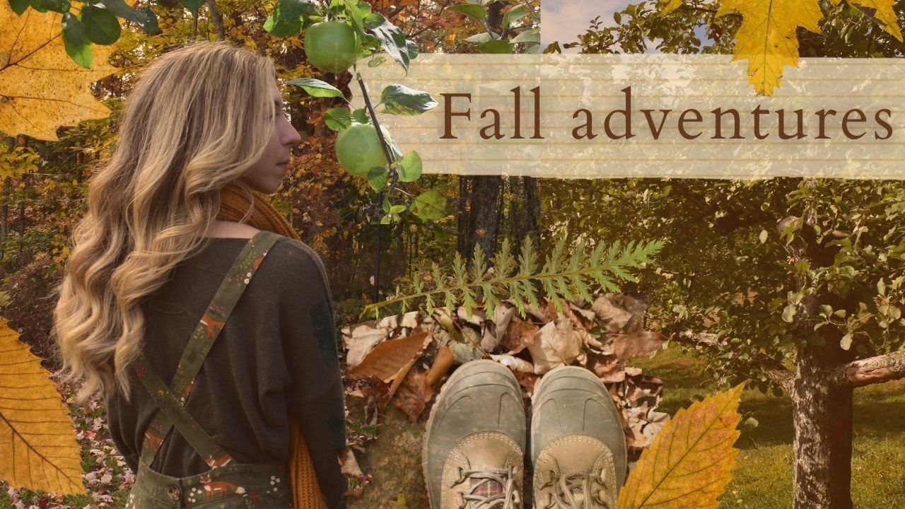 An Autumn Inspired Day 🍄- A visit to the apple orchard, creating woodland art, & baking fall treats