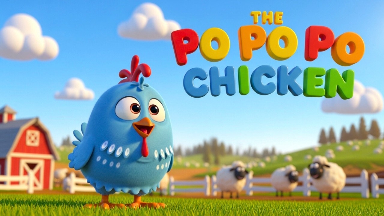 The Po Po Po Chicken | Fun Kids Song on Musical Farm