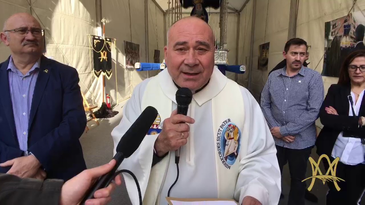 20190413. Bendición de la carpa de la Virgen de la Palma.