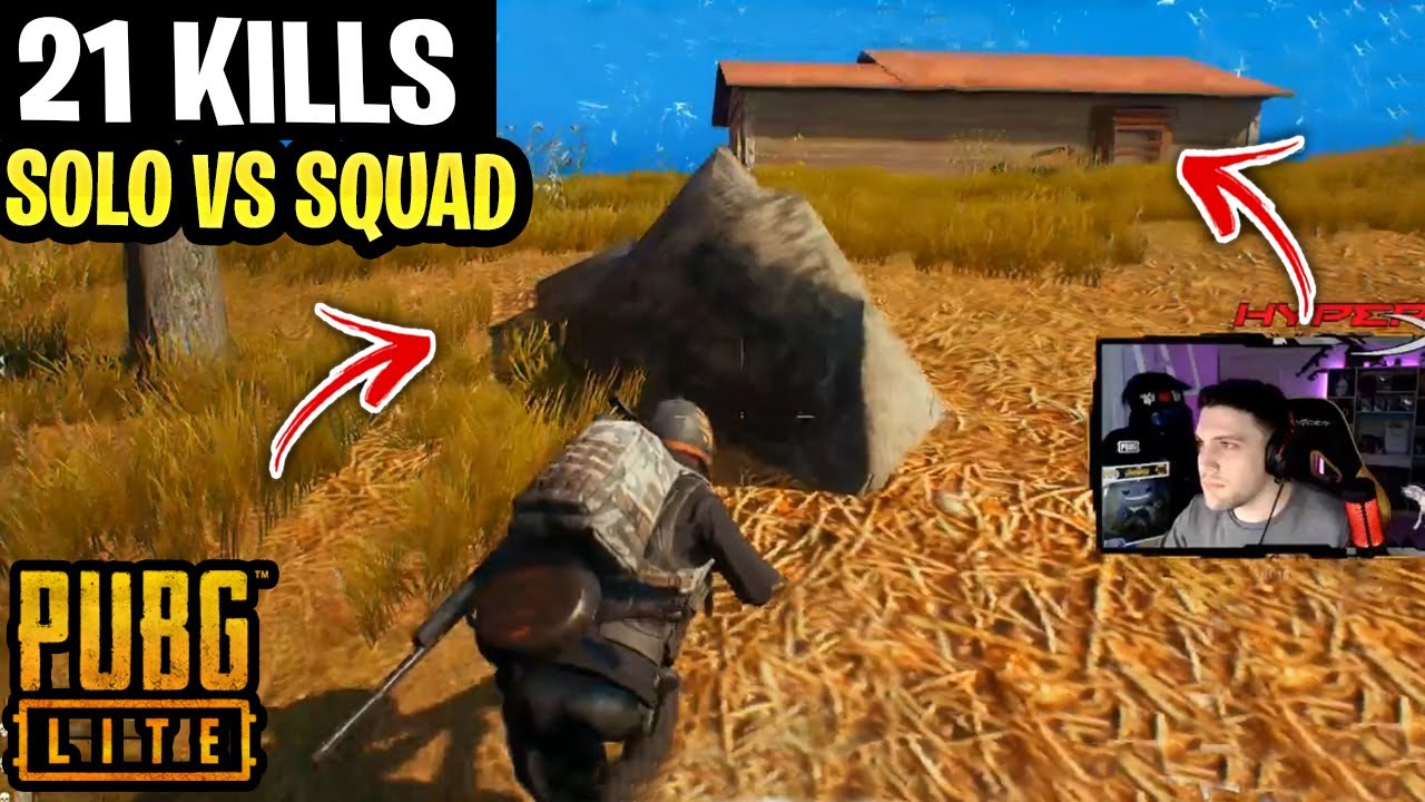 LA PARTIDA MAS TENSA de PUBG LITE en SOLO CONTRA SQUADS !! 🔥 PUBG DE BAJOS RECURSOS!