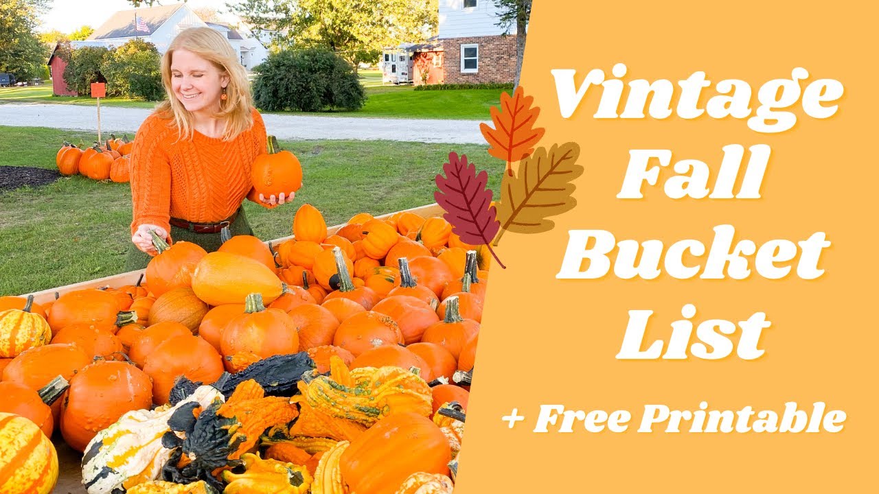 Vintage Fall Bucket List - Retro Activities & Things To Do This Autumn