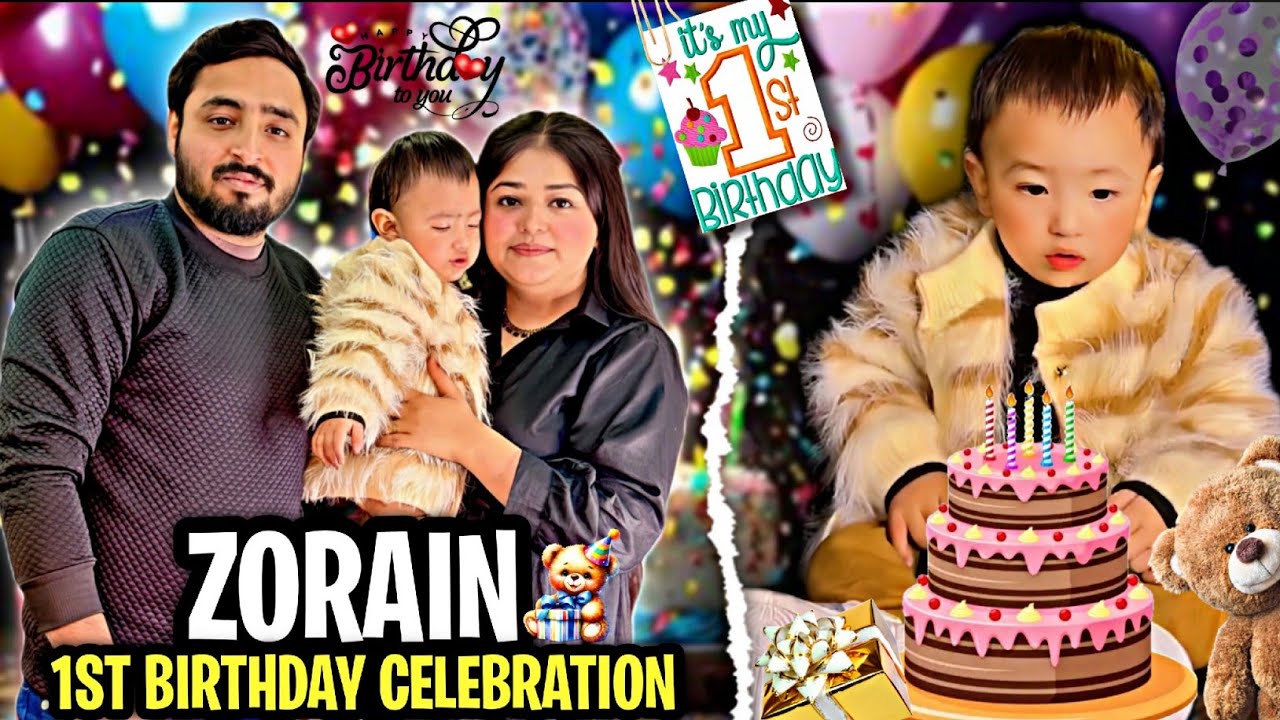 Zorain First Birthday Celebration 🎉 || Gifts ki Unboxing || BBQ Night