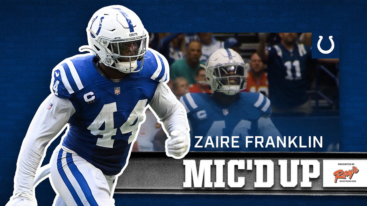 Linebacker Zaire Franklin Mic'd Up Week 3 vs. Kansas City