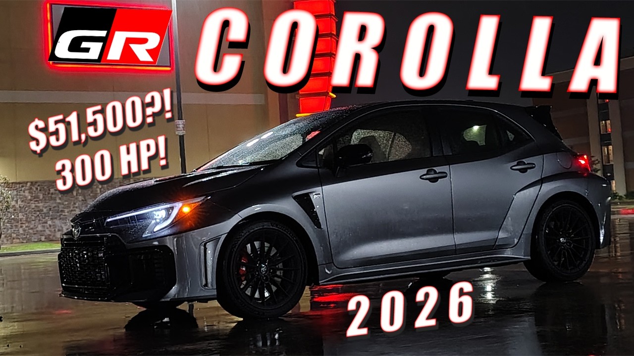 Обзор Toyota GR Corolla 2026 года || Компактный размер, большая мощность и ещё большая цена!