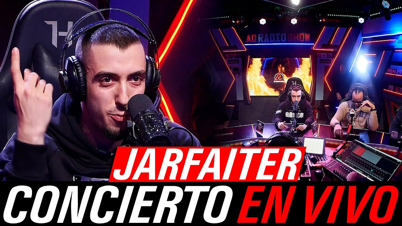 JARFAITER: Concierto En Vivo de 3 TEMAZOS en AC RADIO SHOW