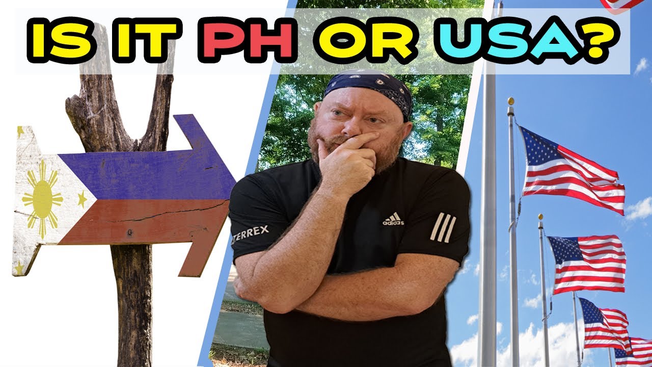 Do I prefer living in the Philippines or the United States? Where would I choose to live?