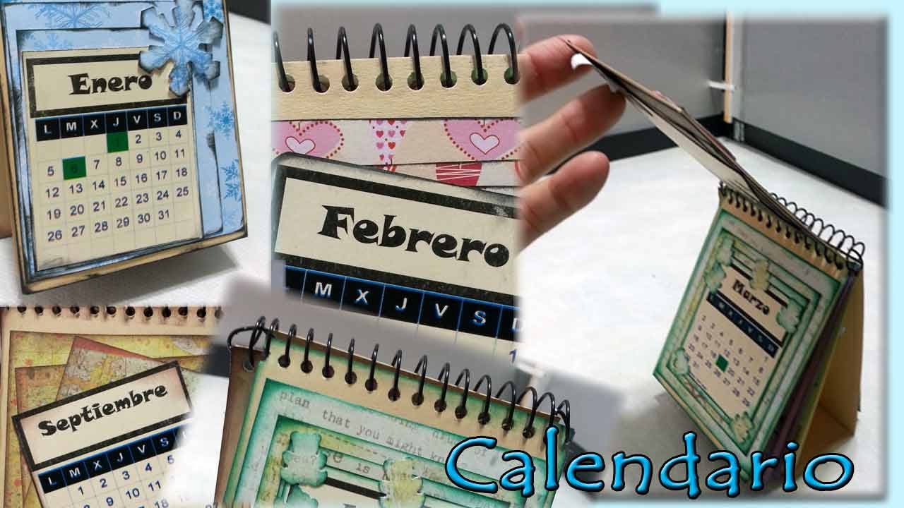 Calendario mini de sobremesa