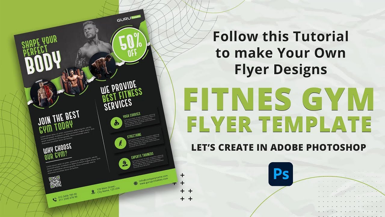 Transform Your Fitness Gym Flyer Designs with Adobe Photoshop