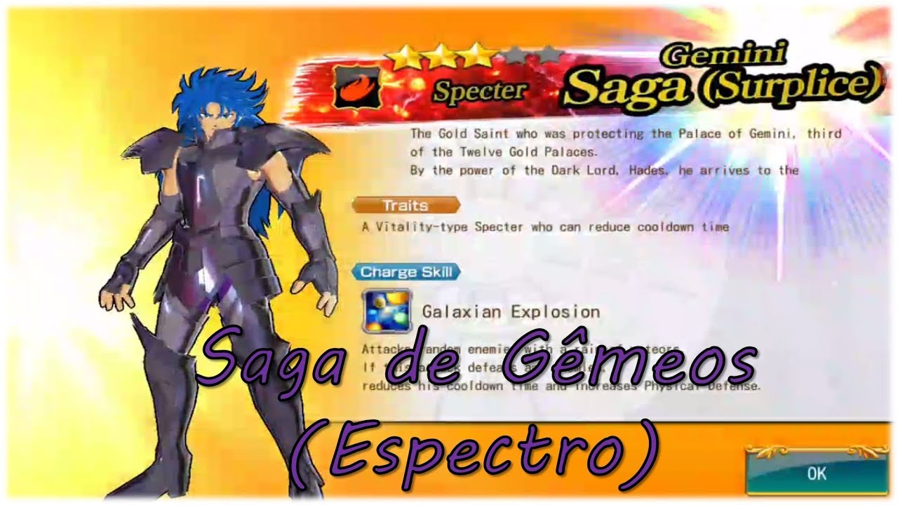 Saint Seiya Cosmo Fantasy - Saga de Gêmeos (Espectro)
