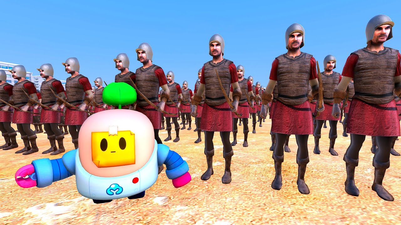 Sprout vs 10.000 Okçu Ordusu | Ultimate Epic Battle Simulator | Brawl Stars