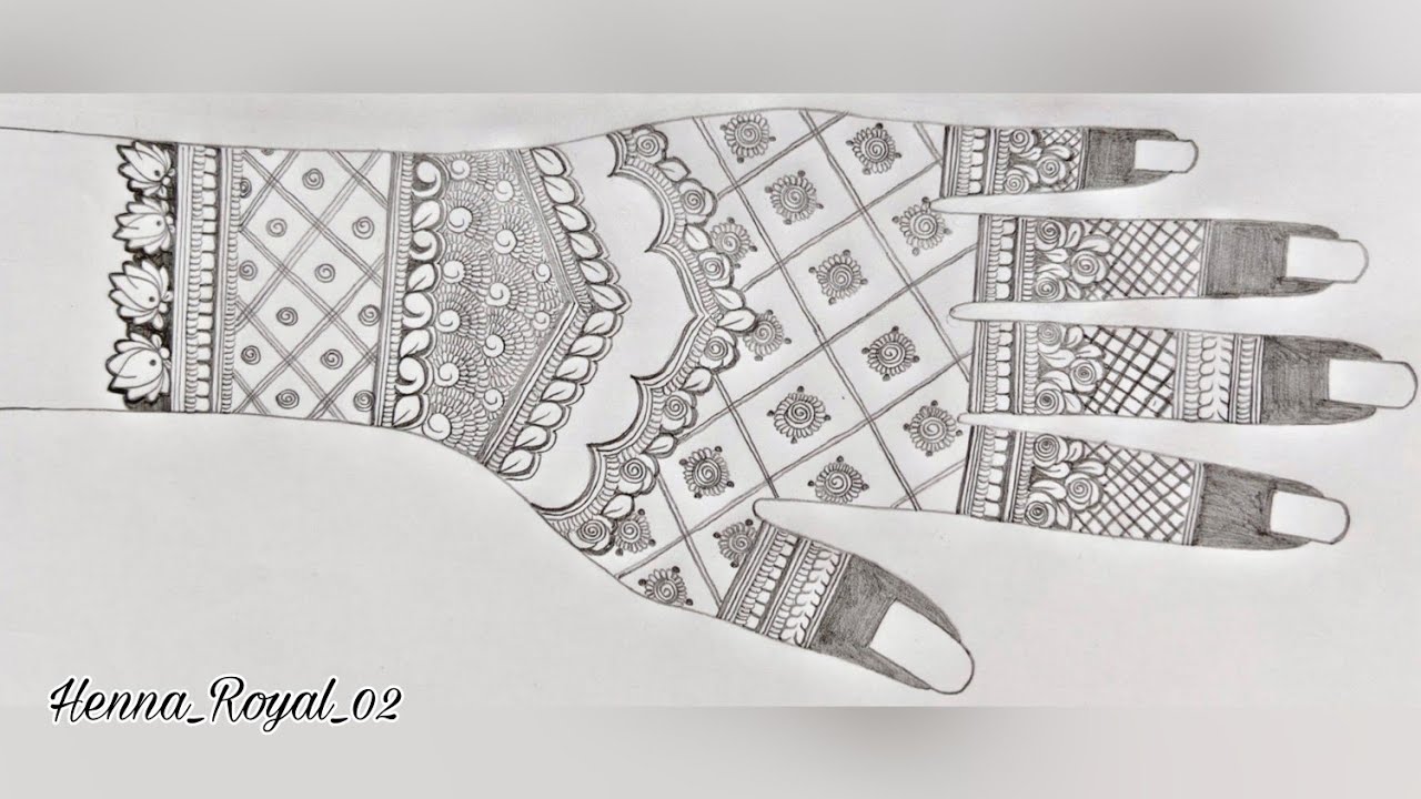 Bridal Mehndi Designs For Back Hand 🔥✨