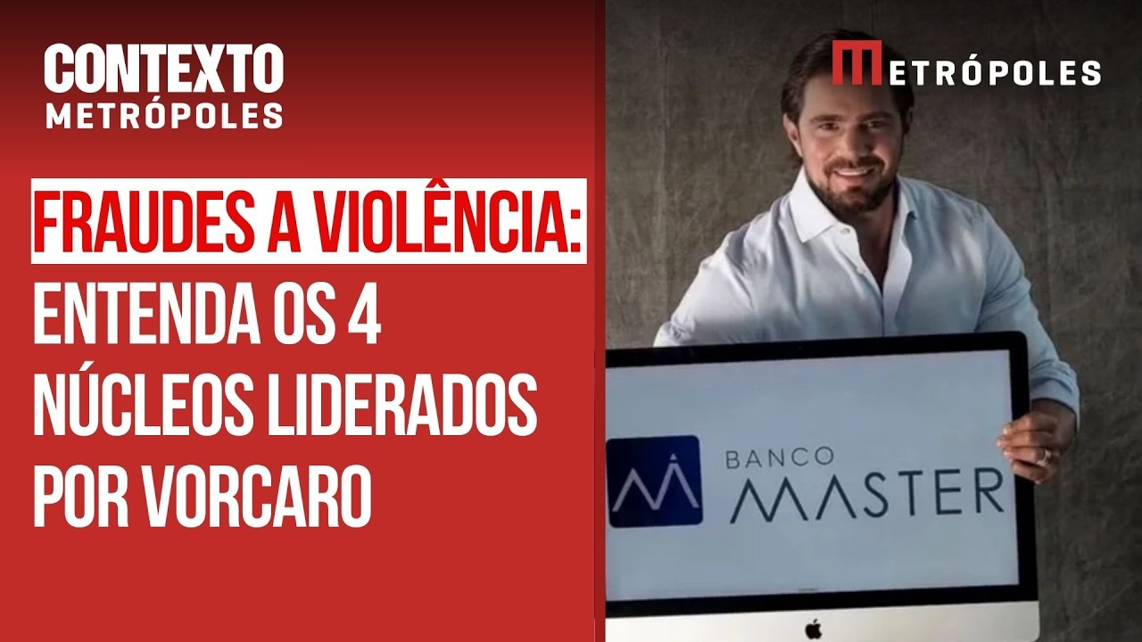 PF: Vorcaro seria líder de organização criminosa divida em  4 núcleos