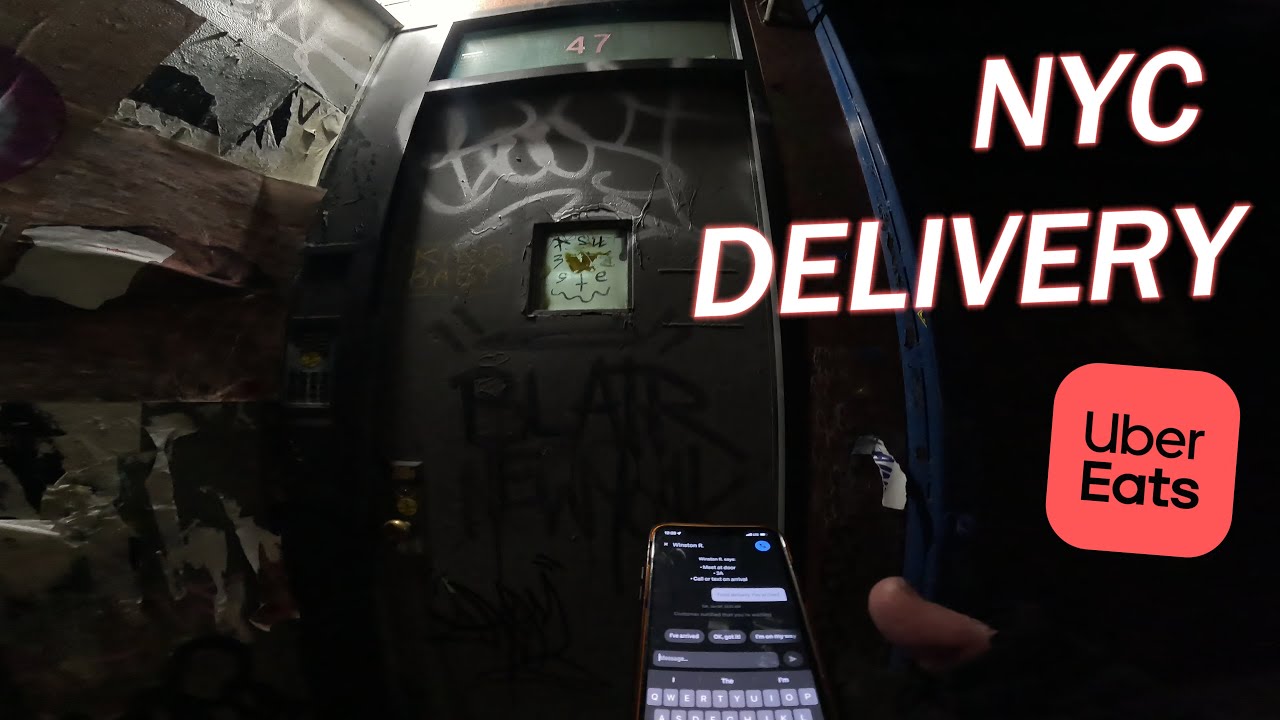 Доставка в «The Projects» на Манхэттене — (видеоблог о доставке еды UBER EATS)