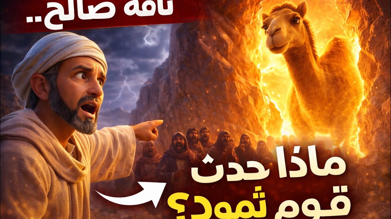ناقة صالح… المعجزة التي تحدّى بها قوم ثمود فأهلكهم الله! 😳🔥#ناقة_صالح#سيدنا_صالح#قصص_الانبياء#قصص