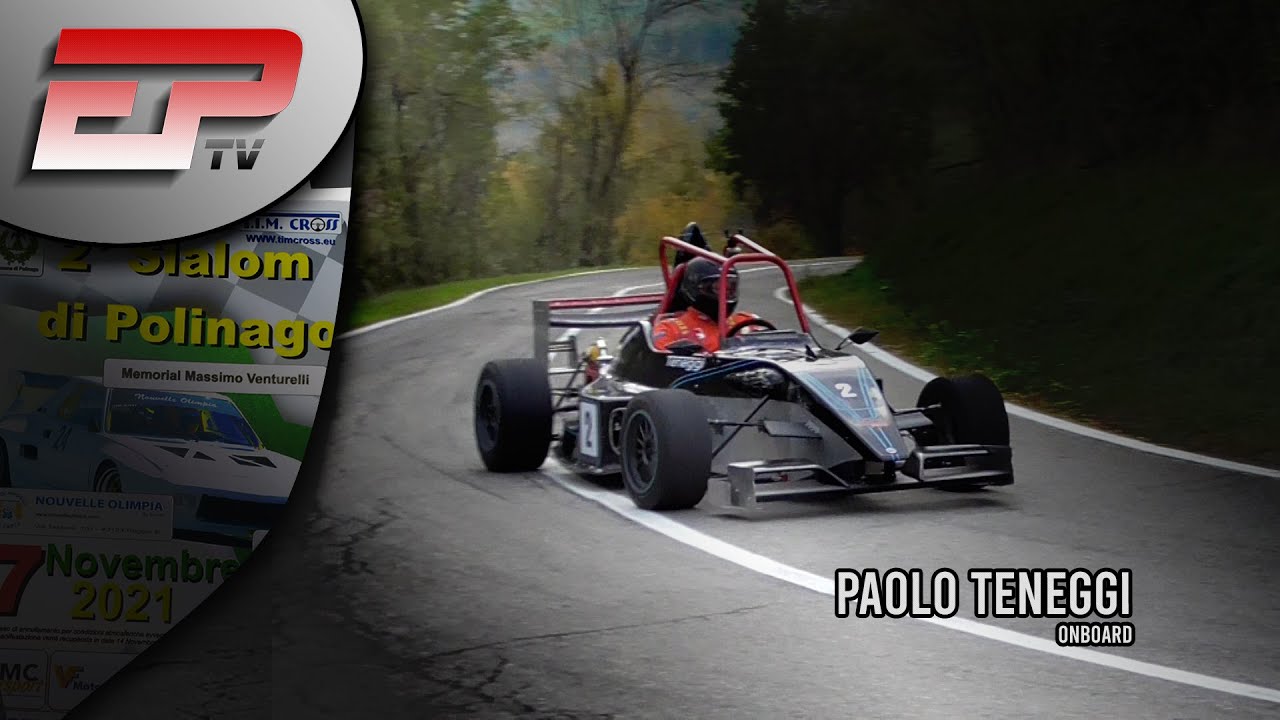 ONBOARD Paolo Teneggi | Formula 1.0 | Slalom Polinago 2021