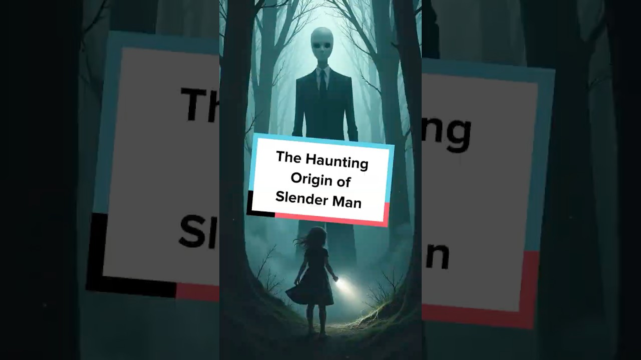 The Haunting Origin of Slender Man  #folklore #ghoststories #mythicalcreatures