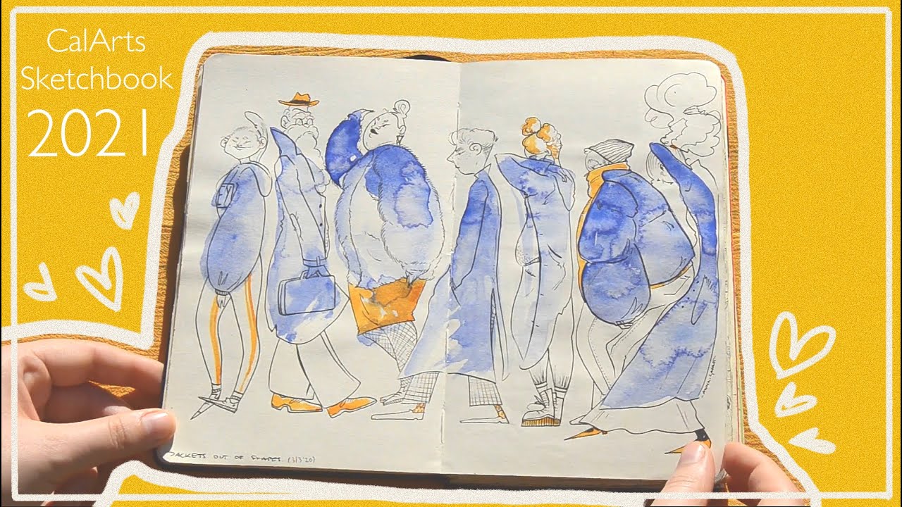 Calarts Sketchbook 2021 - Anna Garrit (ACCEPTED!!!!)
