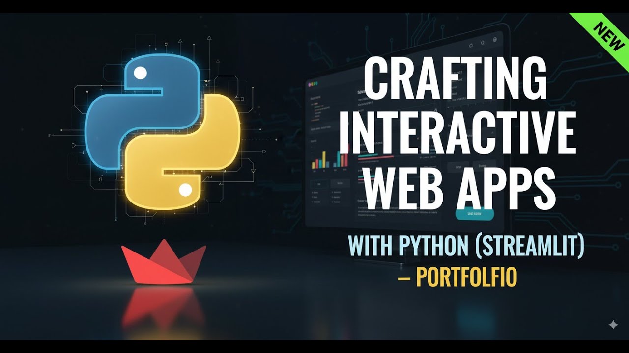 Streamlit Portfolio Website | Build a Personal Web App with Python